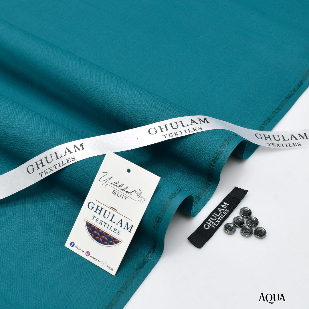Pehnawa GT-2010 Aqua - Blended Wash n Wear Men's Suiting Fabric